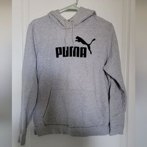 Puma Light Gray Men's Hoodie